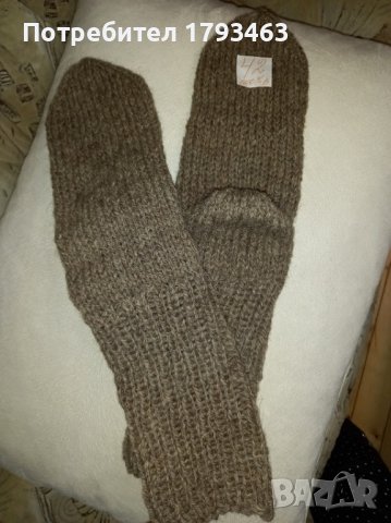 Ръчно плетени вълнени чорапи размер 42