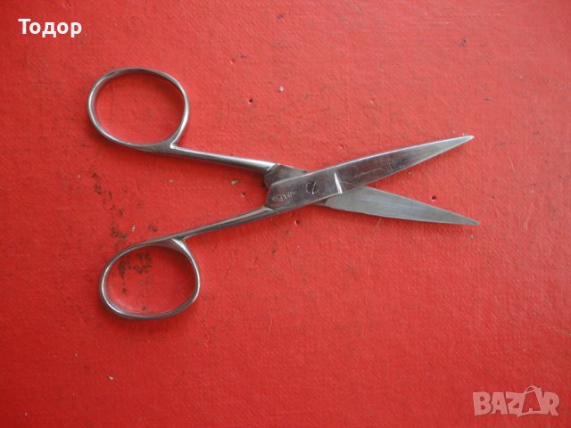 Българска ножичка ножица от соца 3, снимка 2 - Фризьорски принадлежности - 42231085