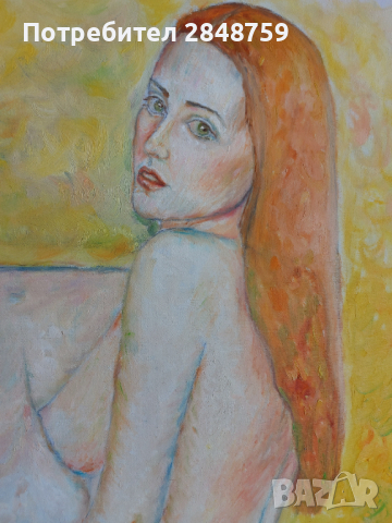 'Свян", Еротична Картина. 50/70 см  , снимка 3 - Картини - 36553205