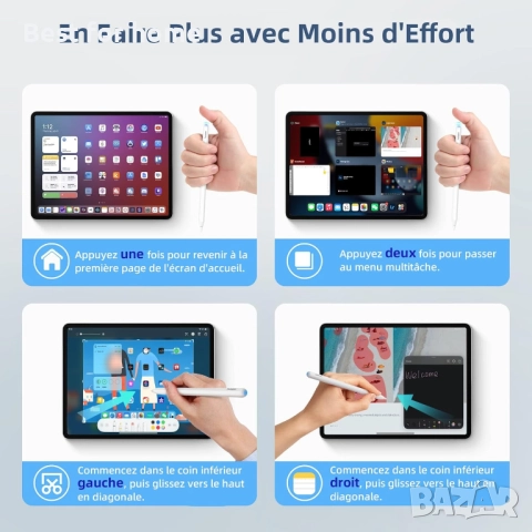 metapen A14 магнитен стилус за зареждане, подобен на iPad Pencil 2-ро поколение, снимка 6 - Друга електроника - 52184506