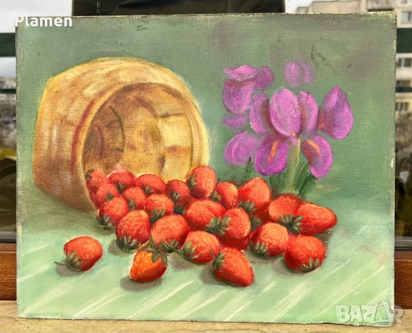 КАРТИНА МАСЛО НАТЮРМОРТ УНИКАТ