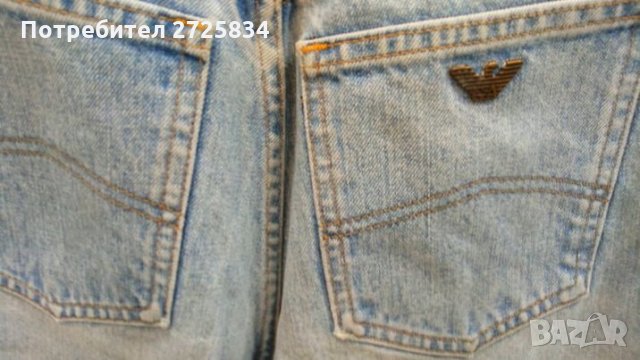 Оригинален Armani Jeans, деним, размер 30, снимка 6 - Дънки - 34187416