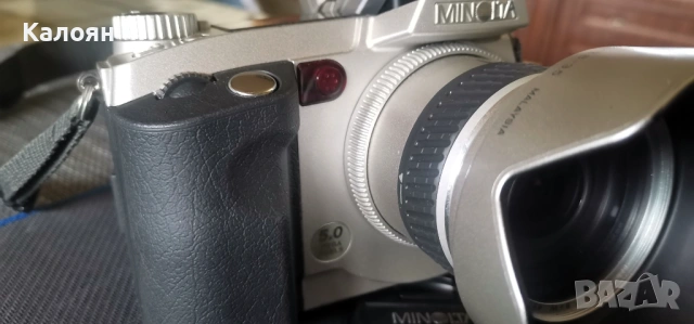 Minolta Konica DiMAGE 7i 5MP Digital Camera + Оригинална чанта, снимка 9 - Камери - 54027553