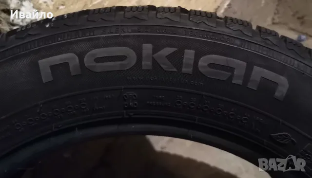 Продавам 2 броя зимни гуми 205.60.16 на 1 сезон дот 2021 Nokian , снимка 4 - Гуми и джанти - 56225674