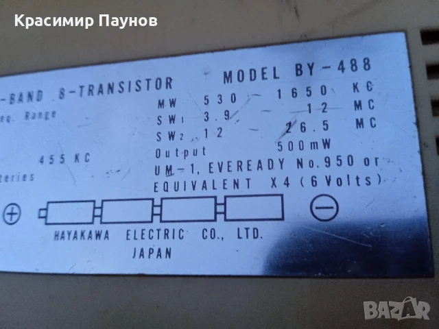 Радио ,,SHARP ,,и записващ уокмен ,,SONASHI,, made in Japan.,, За части . Двете за 40 лв., снимка 15 - Радиокасетофони, транзистори - 50564736