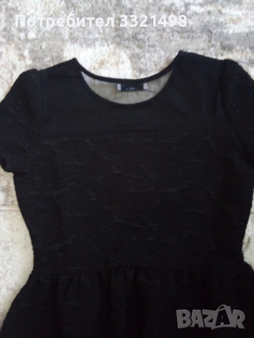 Черна рокля, снимка 3 - Рокли - 36456144