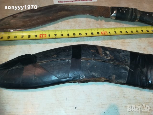 КУКРИ-СТАР КРИВ РЕТРО НОЖ С НОЖНИЦА, снимка 4 - Колекции - 30311835