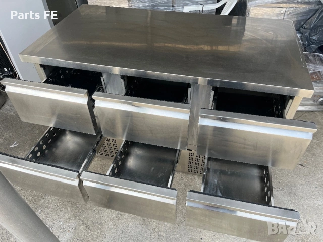 Хладилна маса с 6 чекмеджета професионална hladilna masa s 6 chekmedjeta profesionalna, снимка 4 - Обзавеждане на кухня - 53874553