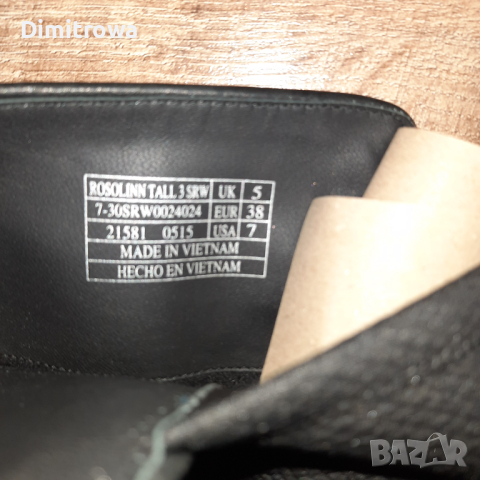 Намалена цена 20лв  н.38 Lacoste rosolinn tall 3, снимка 4 - Дамски ботуши - 44735431