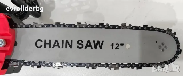 СУПЕР ПРОМОЦИЯ!!! АКУМУЛАТОРНА РЕЗАЧКА/ТРИОН ЗА ДЪРВА 12"/305мм., снимка 8 - Други машини и части - 48663367