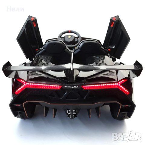Акумулаторен КОЛА Lamborghini VENENO 4X4 12V батерия, снимка 11 - Детски велосипеди, триколки и коли - 42535724