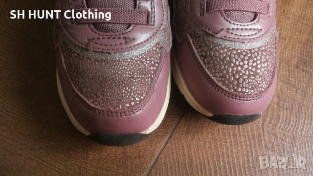 GEOX RESPIRA Light Kids Shoes Размер EUR 31 / UK 12 1/2 детски естествена кожа светещи 91-14-S, снимка 10 - Детски обувки - 52248021