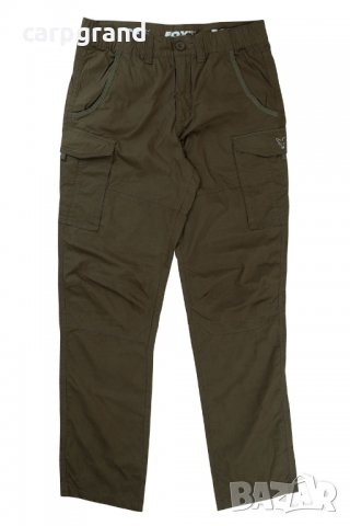 FOX COLLECTION GREEN & SILVER COMBAT TROUSERS, снимка 3 - Екипировка - 31070132