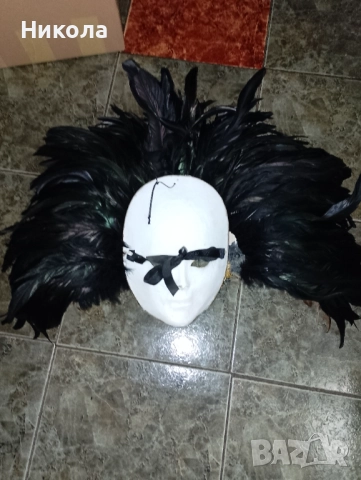 Венецианска маска, слонска дървена глава, снимка 4 - Декорация за дома - 51393931