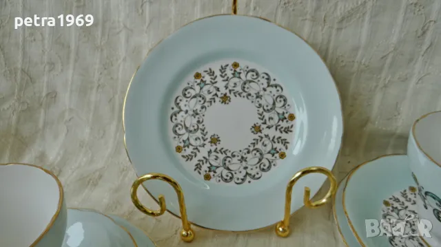 Английски порцеланови тройни сетове на Hudson and Middleton, с търговско наименование Sutherland, снимка 4 - Чаши - 49446670