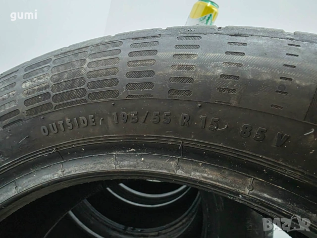 4бр летни гуми 195/55/15 CONTINENTAL L05294 , снимка 6 - Гуми и джанти - 53981356