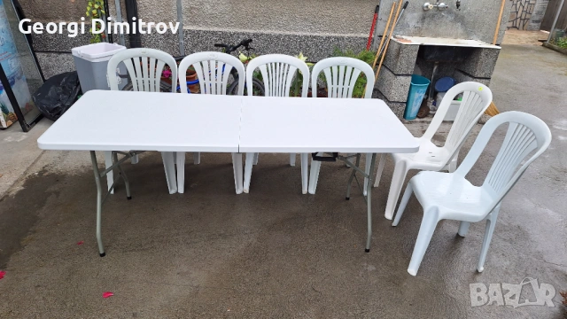 Под Наем: Маси, Столове и всичко за вашето събитие, снимка 4 - Градински мебели, декорация  - 54177189