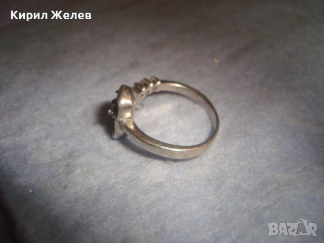 МНОГО КРАСИВ СКЪПОЦЕНЕН СРЕБЪРЕН АРТ ПРЪСТЕН СРЕБРО 925 с ФАСЕТИРАНИ ЦИРКОНИ 32433, снимка 8 - Пръстени - 38352312
