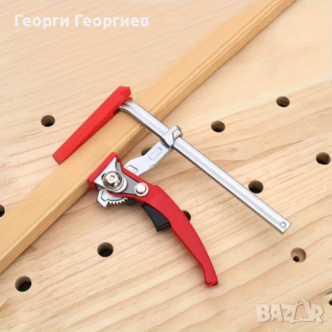 Стяга дърводелска автоматична с тресчотка  1 бр., снимка 7 - Стяги - 50715049