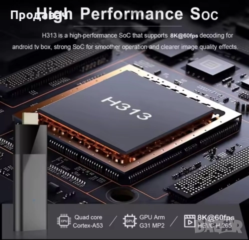 TV Stick Android 14 4+64, снимка 2 - Части и Платки - 52957838