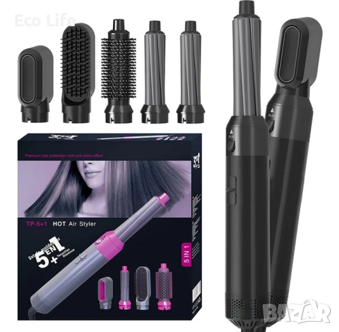 Сешоар . Уред за коса TP-5+1 HOT Air Styler, снимка 2 - Сешоари - 52344540