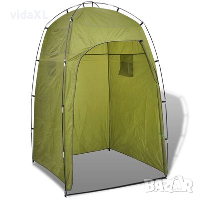 vidaXL Палатка за душ/WC/преобличане, зелена(SKU:91020, снимка 1 - Палатки - 44647281