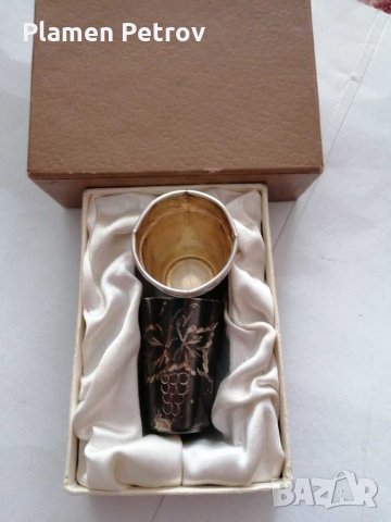 Сребърна чашка и запалки , снимка 3 - Антикварни и старинни предмети - 31492746