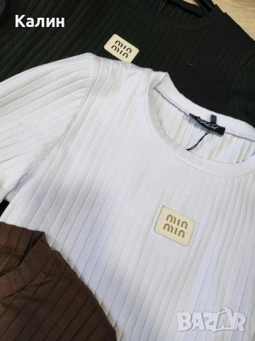 Дамски блузи Min Min - рипс - три цвята - 35 лв., снимка 3 - Блузи с дълъг ръкав и пуловери - 52773334