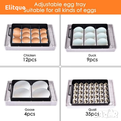 Автоматичен инкубатор за 12 яйца – Лесен за употреба YZ9-12, снимка 4 - Друга електроника - 52716538