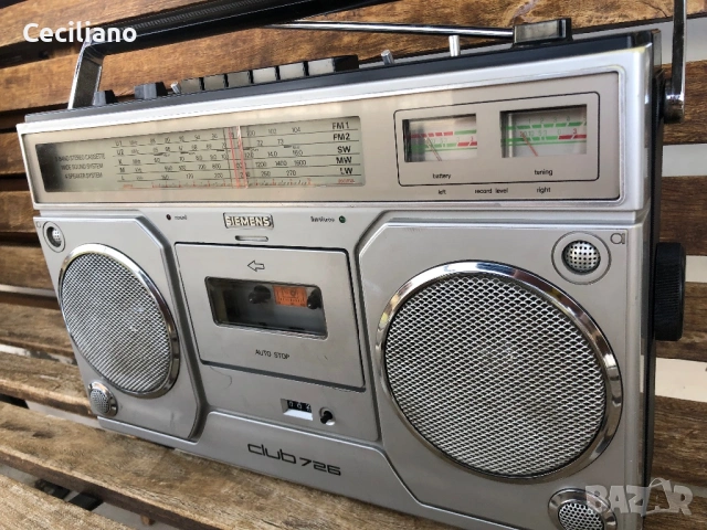 Радиокасетофон SIEMENS CLUB 726, снимка 3 - Радиокасетофони, транзистори - 54228269