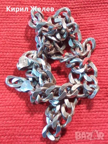 ВНУШИТЕЛЕН СТИЛЕН СРЕБЪРЕН ЛАНЕЦ СРЕБРО 925 ЗДРАВА КЛАСИЧЕСКА ПЛЕТКА 48700, снимка 16 - Колиета, медальони, синджири - 48476971