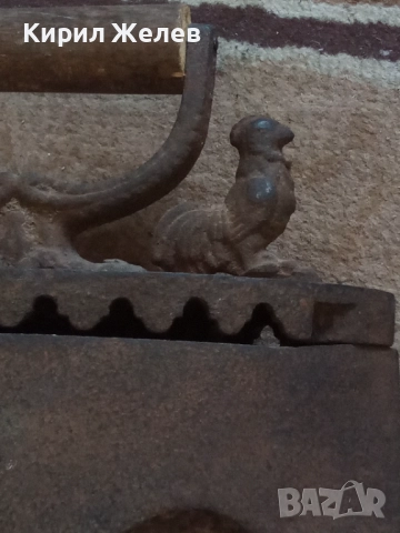 Стара ютия на въглища 51725, снимка 5 - Антикварни и старинни предмети - 52103847