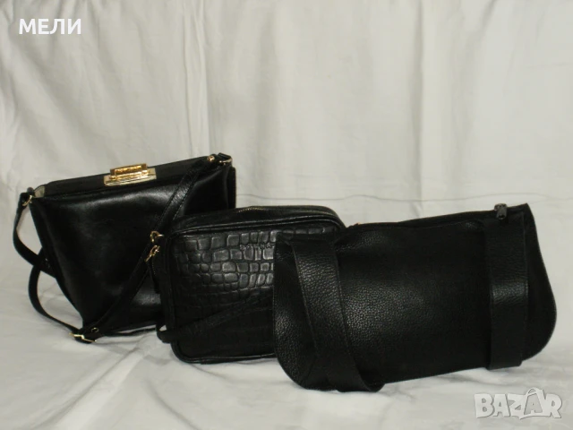 нови малки черни чантички естествена кожа