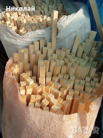 Дървени пръчки , дървени летви за хоби декорация градина къща кукли DIY проекти дървена пръчка, снимка 2 - Декорация за дома - 53180808