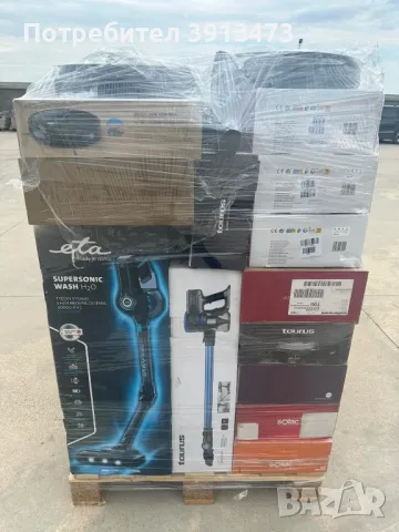 Продавам палет с безжични прахосмукачки и роботи за части 35броя , снимка 1