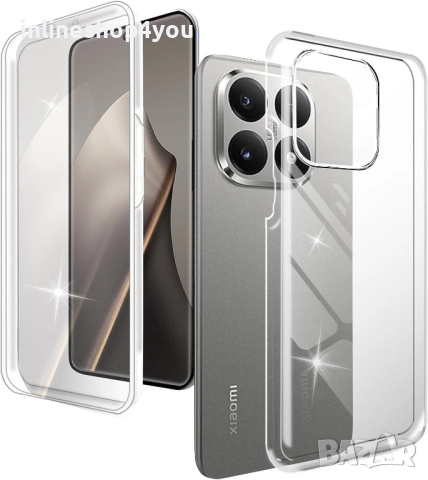 Прозрачен 360° Градуса Кейс за Xiaomi 15T / 15T Pro, снимка 7 - Калъфи, кейсове - 52843034