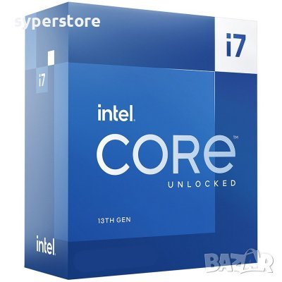 Процесор за компютър Intel CPU Desktop Core i7-13700KF 3.4GHz, 30MB, LGA1700 SS30512, снимка 1 - Друга електроника - 40504544