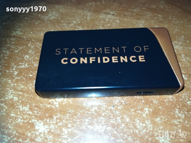 confidence-метална запалка с реотан, снимка 8 - Запалки - 30143394