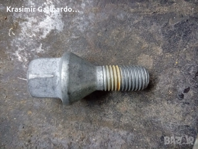 Болт за джанти Dacia Sandero Stepway 3 (2020-...) M12× 1,5 мм, резба 3 см, снимка 2 - Части - 54094532