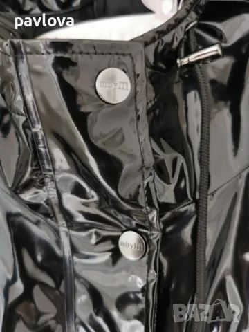 Яке  дъждобран Тренч лак и полиетилен, снимка 10 - Якета - 47939070