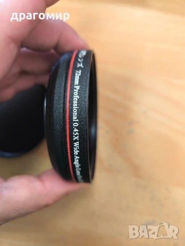 62 mm Professional 0,45X Wide Angle Lens For DC/DV Japan , снимка 3 - Обективи и филтри - 51216422