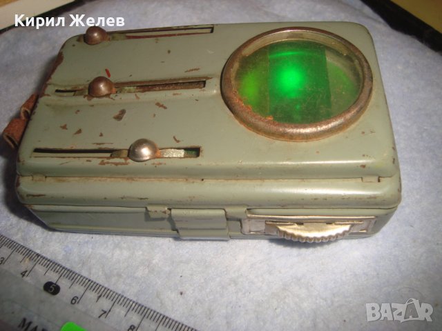 СТАРО СИГНАЛНО МЕТАЛНО РЯДКО РЕТРО БДЖ ФЕНЕРЧЕ с 4 ЦВЯТА 32179, снимка 3 - Антикварни и старинни предмети - 38276934