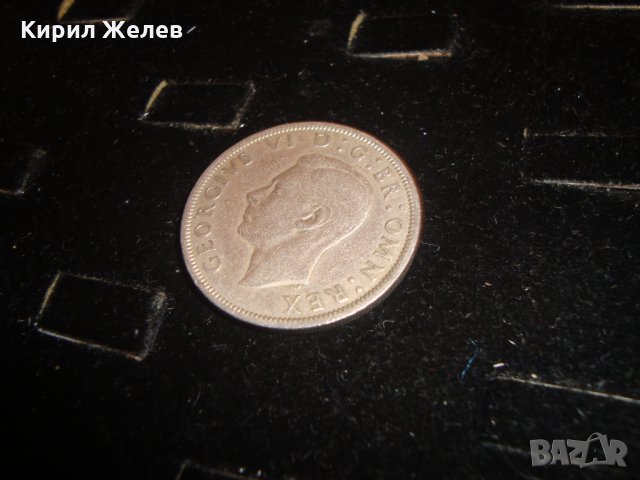 ПОЛОВИН КРОНА 1948 година ВЕЛИКОБРИТАНИЯ КРАЛ ДЖОРДЖ VI СТАРА АНГЛИЙСКА МОНЕТА 16707, снимка 4 - Нумизматика и бонистика - 30509125