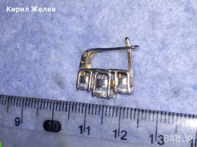 ПРЕКРАСНА СКЪПОЦЕННА СРЕБЪРНА АНГЛИЙСКА ОБЕЦА СРЕБРО 925 с БЛЕСТЯЩИ ФАСЕТИРАНИ ЦИРКОНИ 26514, снимка 12 - Обеци - 40532614