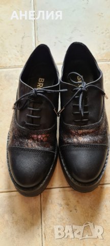 Обувки дамски кожа , снимка 2 - Дамски ежедневни обувки - 31551568