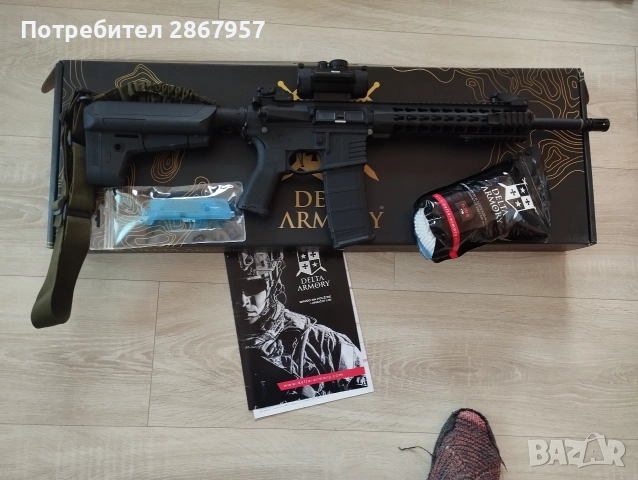 Airsoft карабина Delta Armory Charlie 10" (KeyMod) – КАТО НОВА!, снимка 10 - Въздушно оръжие - 52920831