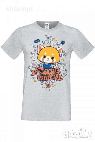 Мъжка тениска Aggretsuko 01,Анимация,игра,Празник,Повод,, снимка 5 - Тениски - 37948634