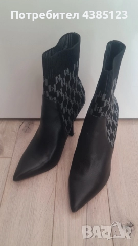 Спортно - елегантни боти  Karl Lagerfeld, снимка 2 - Дамски боти - 51794293