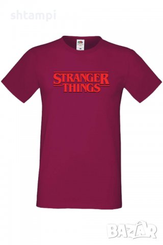 Мъжка тениска Stranger Things Logо,Филм,Сериал,, снимка 7 - Тениски - 37568267