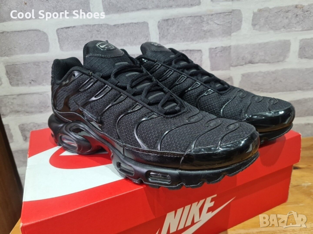 Nike TN AirMax Triple Black / Oригинална Кутия, снимка 1 - Спортни обувки - 44667469